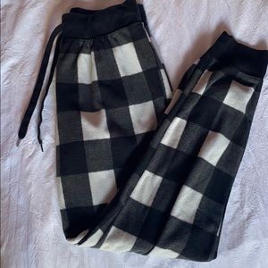 Aeropostale Plaid Sweatpants/Joggers